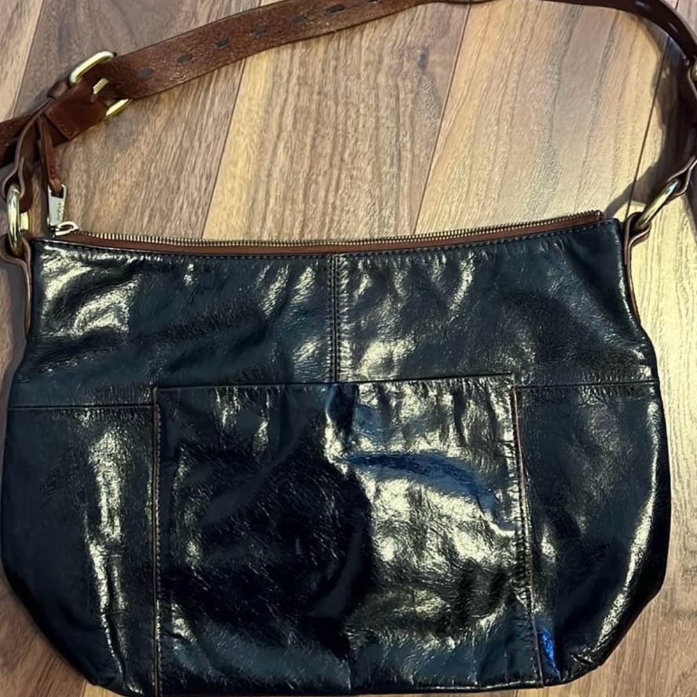 Hobo International Black Patent Bag